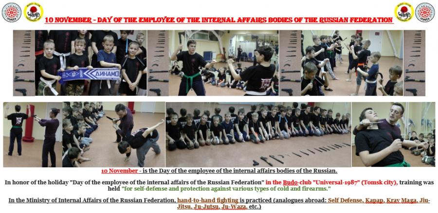 Congratulations on the Day of the employee of the Ministry of Internal Affairs of the Russian Federation!