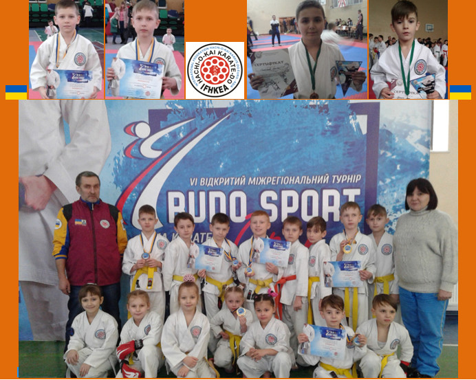 In February, there were karate competitions in Ukraine